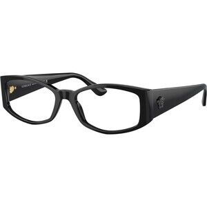 Versace Eyeglasses VE 3343 GB1 Glasses Polished Black Medusa 54-17-145 with Case